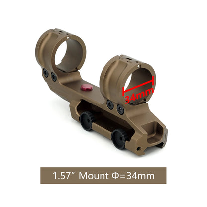 Tactical Leap/07 30mm 34mm Tube Rings 1.57" 1.93" Optical Centerline Height  Leap 07 Ring Rifle Scope Mount CNC Aluminum