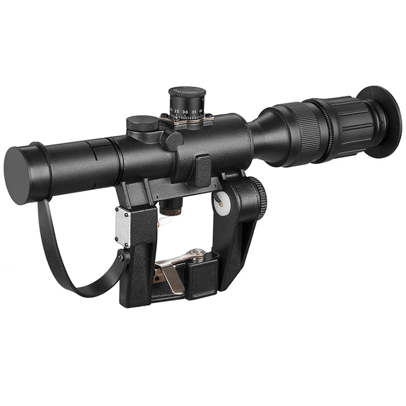 Tactical Svd Dragunov 4x26 Red Illuminated Scope Hunting Rifle Scope Shooting Scope Red Dot Hunting Optics Hunting Laser