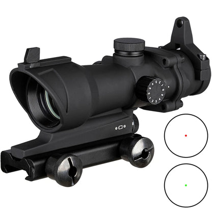 Tactics  1X32 Tactical Red Dot Sight Optical Rifle Scopes  Red Dot Scope Hunting Scopes green Crosshair With 20mm mount