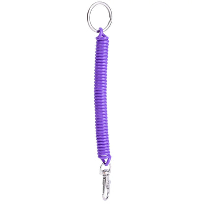 Telescopic Anti-theft Spring Lanyard Wriststrap Lanyard For iPhone 16 Samsung Mi Huawei Universal Elastic Keychain Straps Rope