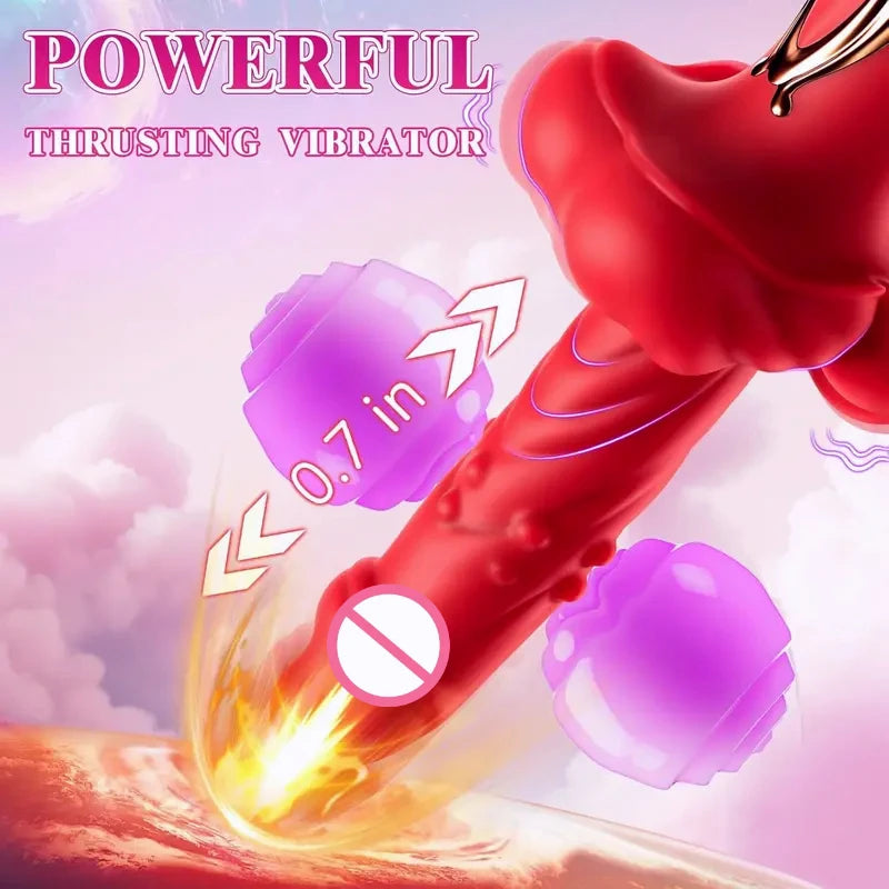 Gtooza_Telescopic G-Spot  Vagina  Stimulator   Woman Thrusting Wand Toy Adult 18 Female Masturbator Sex Machine gtooza.com