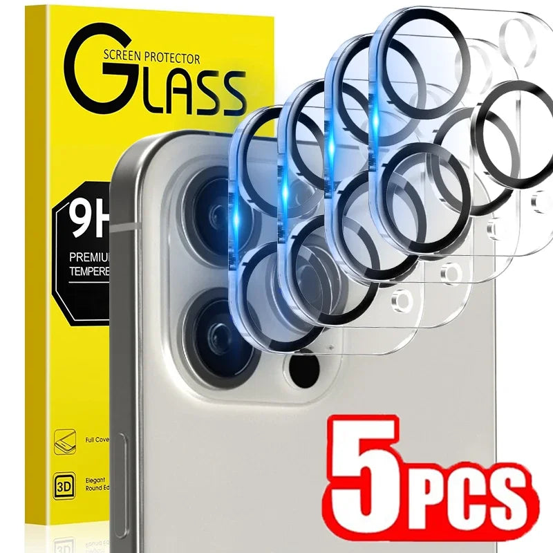 Tempered Glass For iPhone 16 16Plus 16Pro MAX Back Lens Camera Screen Protector Full Coverage Anti Scratch Glass Films