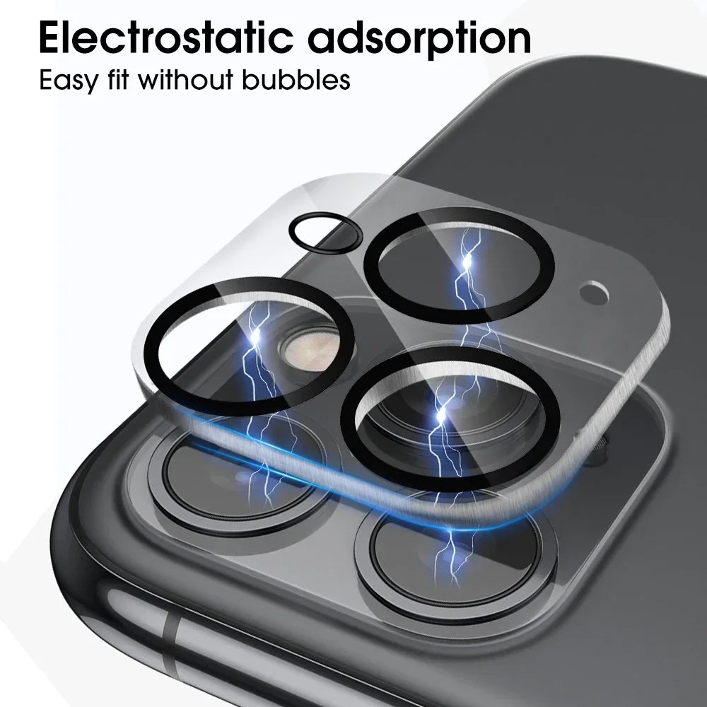 Tempered Glass For iPhone 16 16Plus 16Pro MAX Back Lens Camera Screen Protector Full Coverage Anti Scratch Glass Films