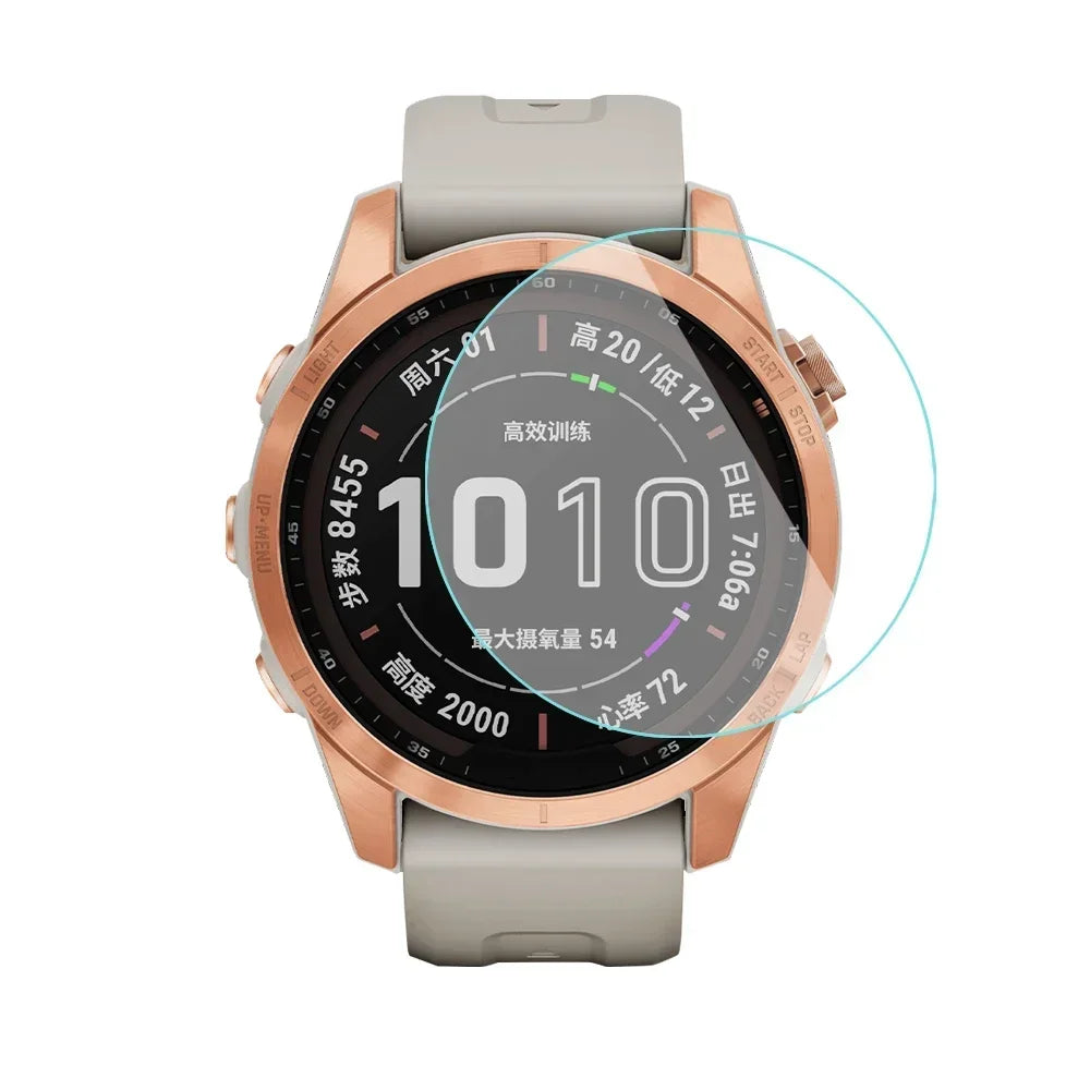 Tempered Glass Screen Protector For Garmin Fenix 7 6S 6x Forerunner 235 935 945 955 255 Vivoactive3 Smartwatch Protective Films