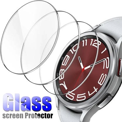 Tempered Glass  Samsung Galaxy Watch 6 5 4 3 Classic Active 2 HD Clear Screen Protector For Samsung Watch 40/41/42/44/45/46mm