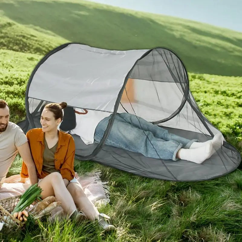 PC Tents  Camping Foldable Net Tent with Floor Single Person Camping Screen