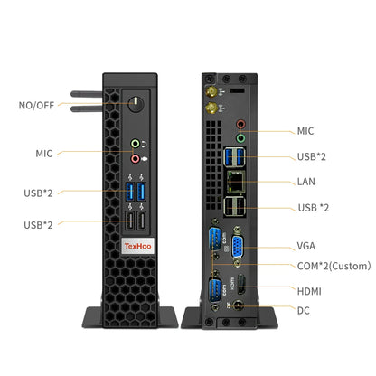 PCTexHoo Mini PC Gaming Computer Intel Core i5 13500H AMD R7 5800H Processo