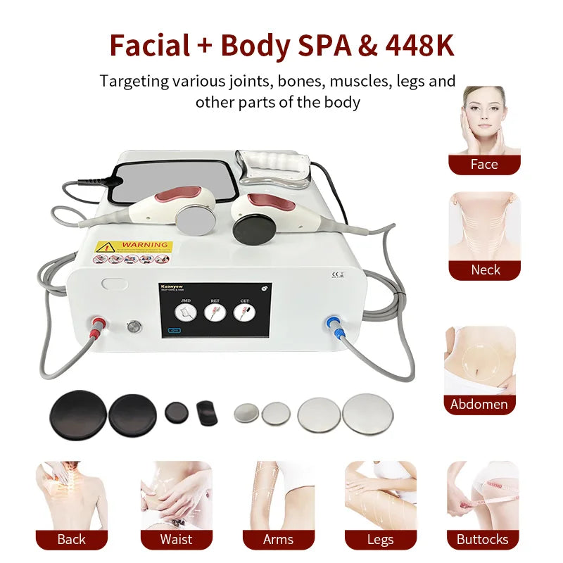 Thermo Therapy 448KHz CET RET High RF Relieves Pain Lifts Firming Skin Health Beauty Body Care System Slim Machine Weight Loss