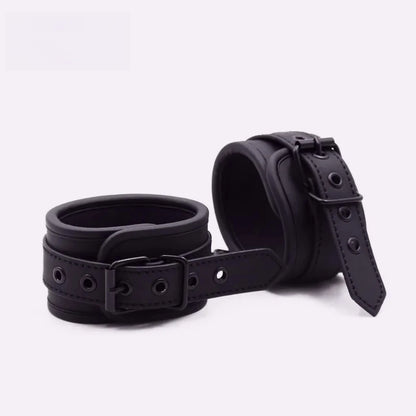 Thierry Adjustable Erotic PU  Handcuffs Wrist Ankle Cuffs  Restraints Adult Games BDSM Sex Toys Exotic Accessories