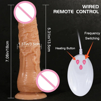 GtoozaThrusting Rotation Remote Control   Female Realistic Penis Gay Suction Cup Masturbator Couple  Women Sex Toys gtooza.com