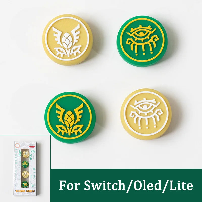 Thumb grips for Theme nintendo Switch oled Kingdom of Zelda Tears Rocker Hat Oled/lite Soft Silicone Rocker Hat NS button caps