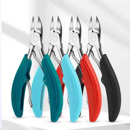 Toe Nail Clippers Cutter Ingrown Toenail Tool Professional Thick Nails Dead Skin Dirt Remover Super Sharp Curved Blade Nail Tool