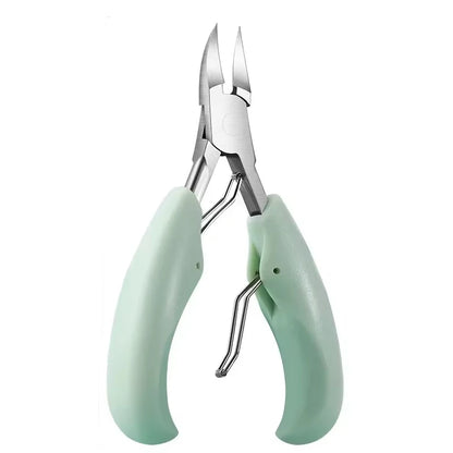 Toe Nail Clippers Cutter Ingrown Toenail Tool Professional Thick Nails Dead Skin Dirt Remover Super Sharp Curved Blade Nail Tool