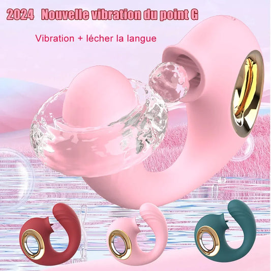 GtoozaTongue or Sucking Female Sex Toys Powerful Vibration Masturbation Vibrator Adult Supplies G-Spot Vagina Stimulation Massager 18+