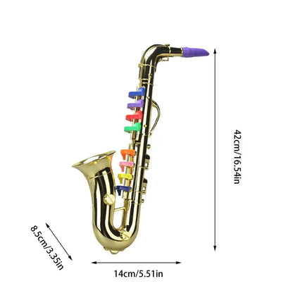 PC Toy Saxophone Prop Props Simulation Instruments Multifunctional Early Ed