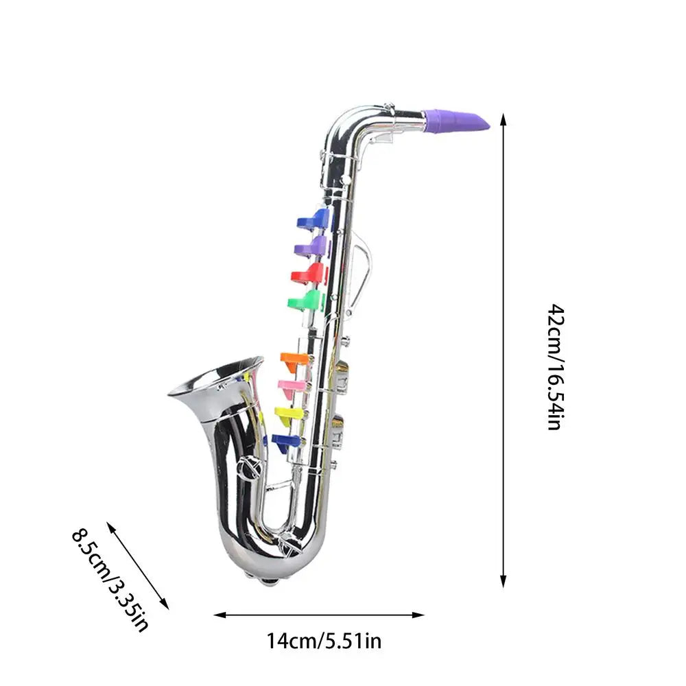 PC Toy Saxophone Prop Props Simulation Instruments Multifunctional Early Ed