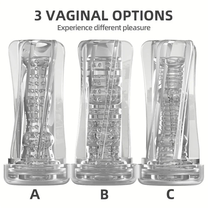 GtoozaTransparent Airplane Manual Training Device  Conms to Ergonomics Masturbation Cup Washable MEN'S Are Sex Toys gtooza.com