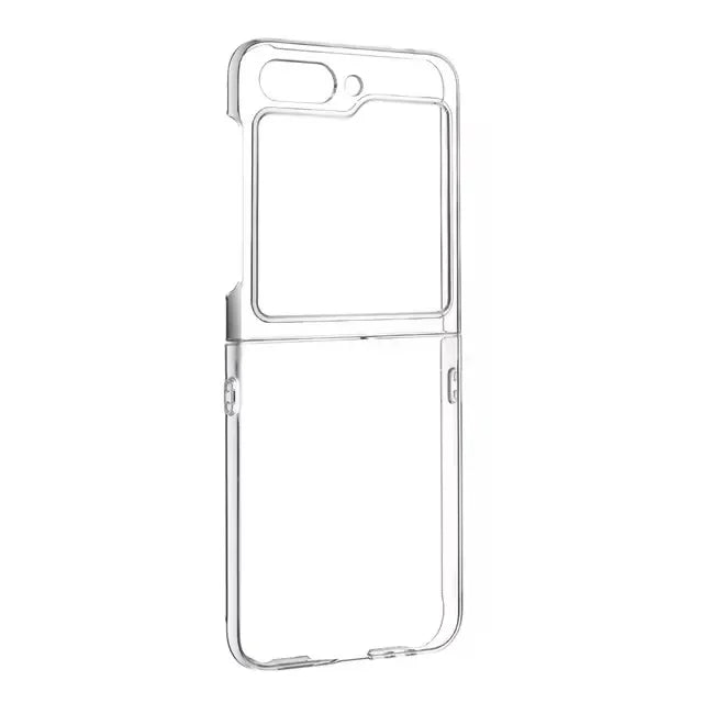 Transparent Case  Samsung Galaxy Z Flip 5 6 with Hinge Protector Clear Slim Shockproof Hinge Hard PC Shell  Z Flip5 Flip6