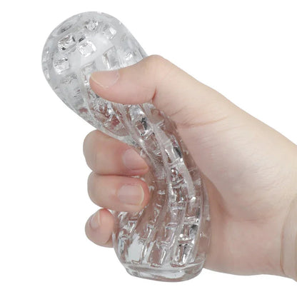 GtoozaTransparent Male Masturbator Cup  Vaginal  Men 18 Penis Pump Glans Sucking Delay Exerciser Sex Toys Adult Product Erotic gtooza.com