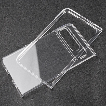 PC Transparent Phone Case  Google Pixel Fold PC Anti-scratch Portective Cover  Google Pixel Fold Clear Mobile Phone Fundas