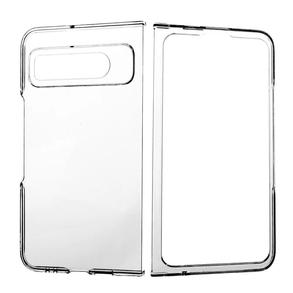 PC Transparent Phone Case  Google Pixel Fold PC Anti-scratch Portective Cover  Google Pixel Fold Clear Mobile Phone Fundas