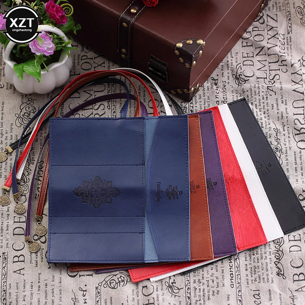 PCTreasure Map Leather PU Retro Pencil bag Cosmetic Bag Roll Pen Bag For St