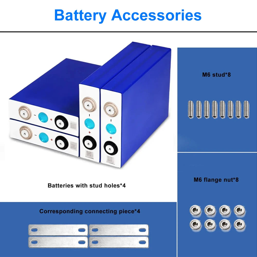 PC UA Stock 3.2V 90ah 105ah 200ah Lifepo4 Battery UA Stock Shipping Time 7-15 days QR Code 6000+ Cycles Quantity Limited