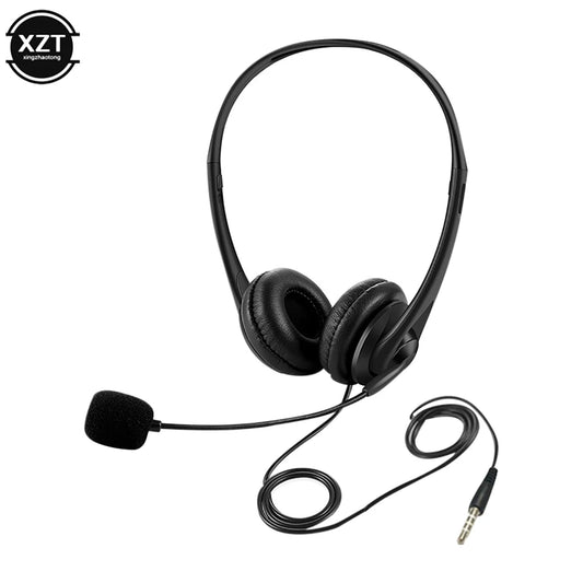 PCUSB Headset with Microphone  PC/Laptop Business Headsets with Mic Mute No