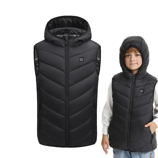 PC USB Heating Vest Jacket Coat  Kids Boys Girls Lightweight Electric Heate