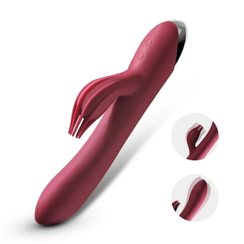 Gtooza_USB Rechargeable 10 Speed Powerful  Rabbit  Women  stimulation Massage  G-spot Adult sex toys gtooza.com