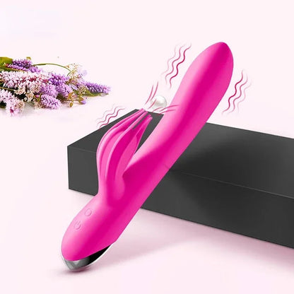 Gtooza_USB Rechargeable 10 Speed Powerful  Rabbit  Women  stimulation Massage  G-spot Adult sex toys gtooza.com