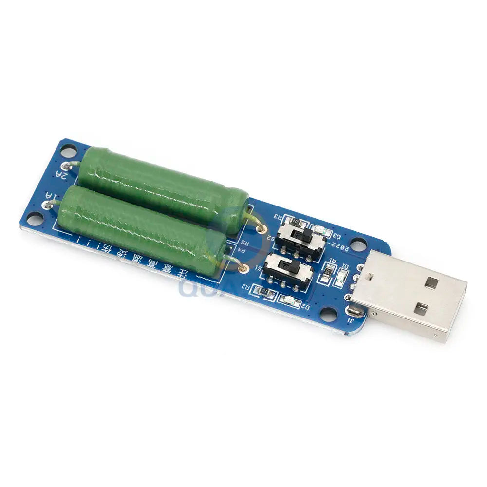 USB Resistor Electronic Load w/Switch Adjustable 3 Current 5V Resistance Tester