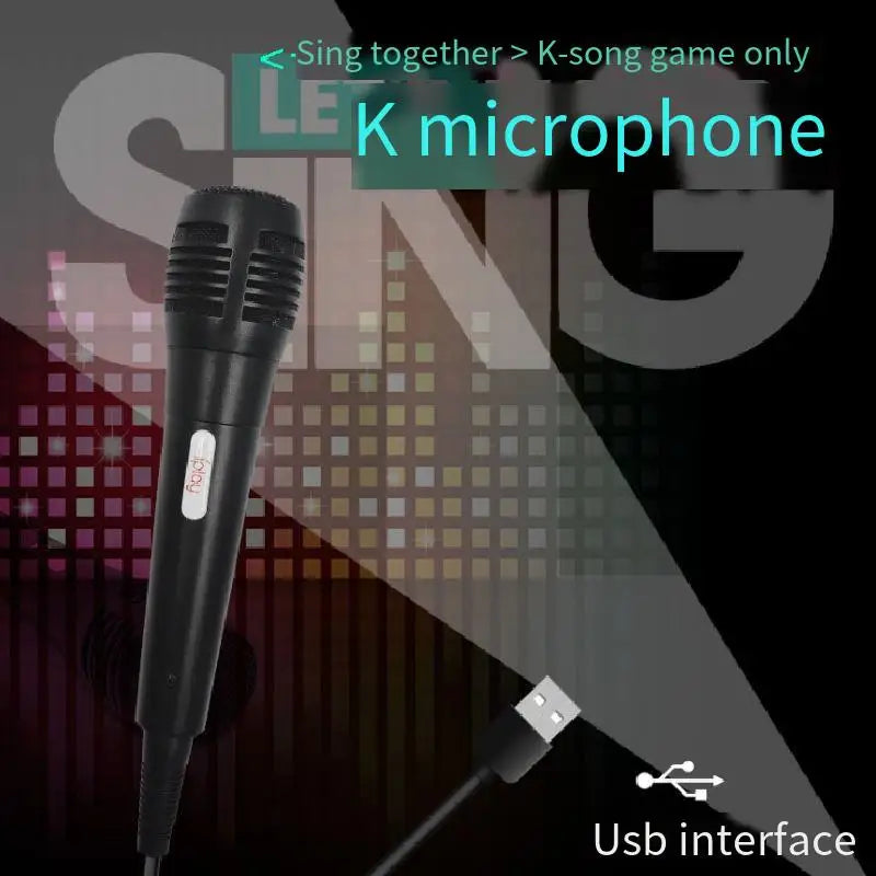 USB Wired Microphone Karaoke Mic for Nintendo Switch PS4 Xbox PC Computer Condenser Recording Microfone Ultra-wide