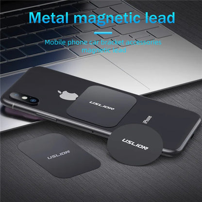 PC USLION Metal Plate Disk For Magnet Car Phone Holder Iron Sheet Sticker For Magnetic Mobile Stand Mount Automobile Adsorption New