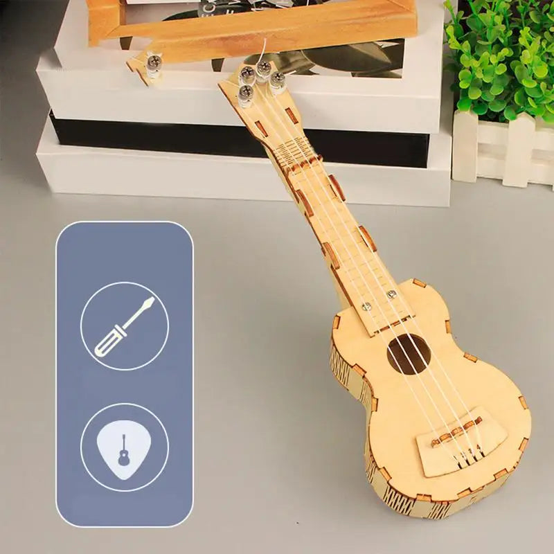 PC Ukulele Kit Build Your Own Kids Ukulele Toy Handmade Ukuleles Guitar Bui