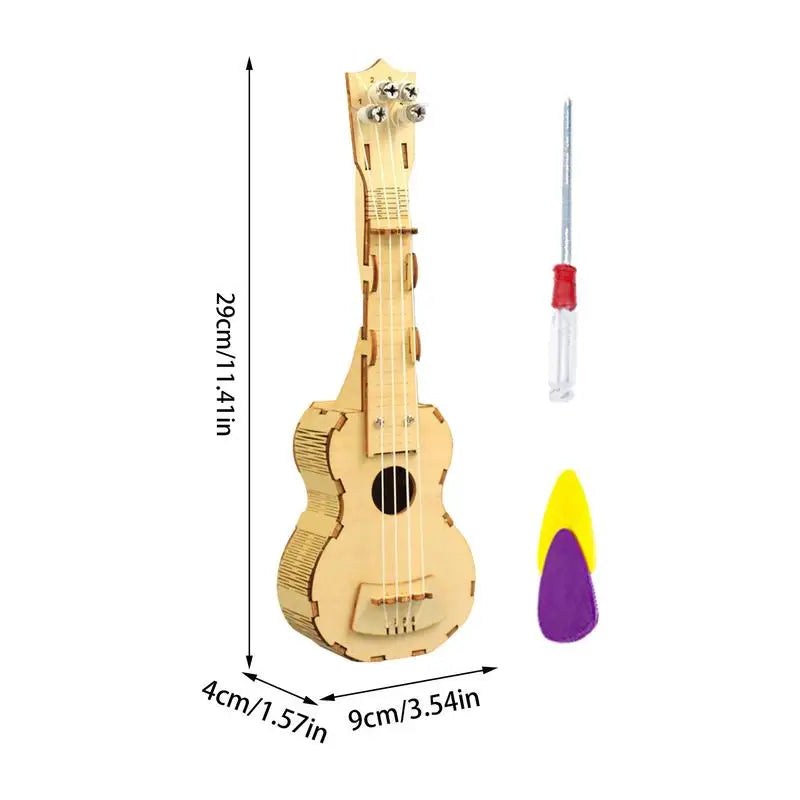 PC Ukulele Kit Build Your Own Kids Ukulele Toy Handmade Ukuleles Guitar Bui