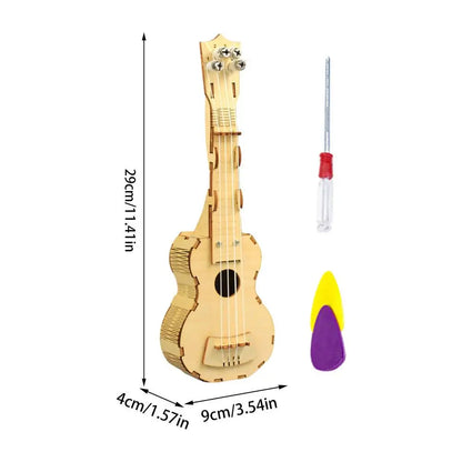 PC Ukulele Kit Build Your Own Kids Ukulele Toy Handmade Ukuleles Guitar Bui