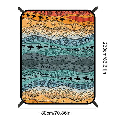 PC Ultralight Waterproof Camping Mat Outdoor Picnic Blanket Beach Mattress