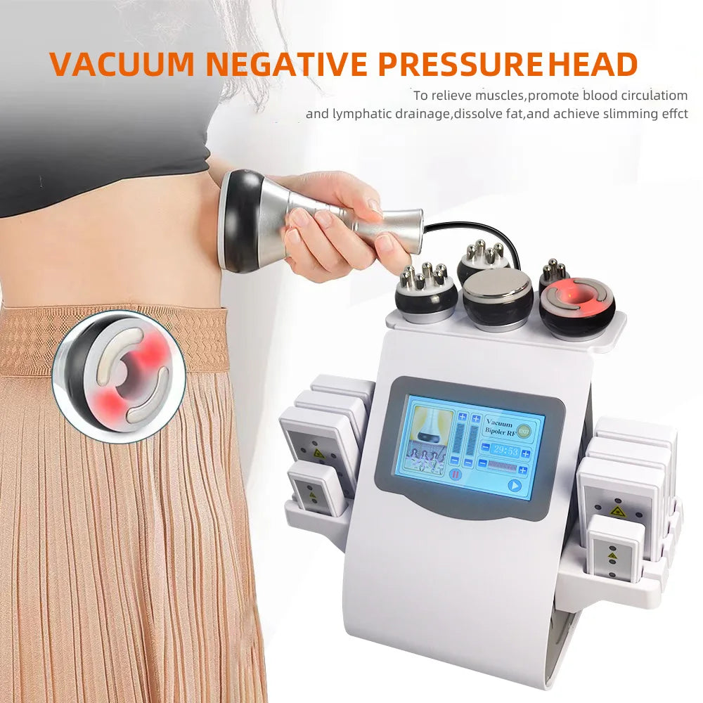 PC Ultrasonic 40K Cavitation Machine Vacuum Weight Loss Body Slimming Devic