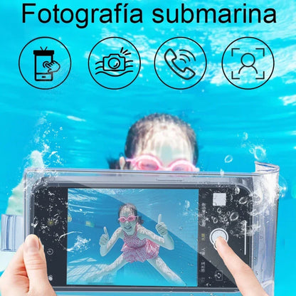 Underwater Waterproof Transparent Mobile Phones Pouch Bags Universal Summer Swimming Phone Protector Case For iPhone 16 Samsung