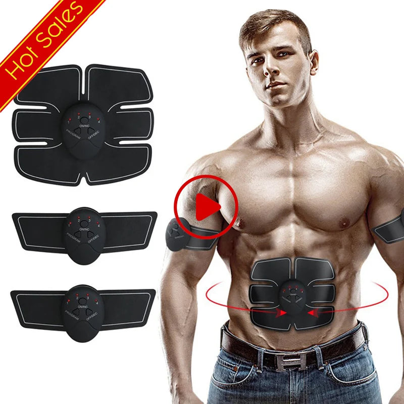 PC Unisex EMS Hip Trainer Abdominal Machine Wireless Electric Muscle Stimul