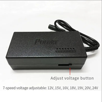 Universal EU US UK AU plug DC 12V 15V 16V 18V 19V 20V 24V 4.5A 4A Adjustable Power Supply Adapter 34 Detachable Plugs  Laptop