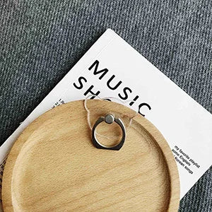 PC Universal Mobile Phone Holder Stand Finger Ring Magnetic For cute Cell Smart Phone Transparent holder  iphone 11 12 XS MAX