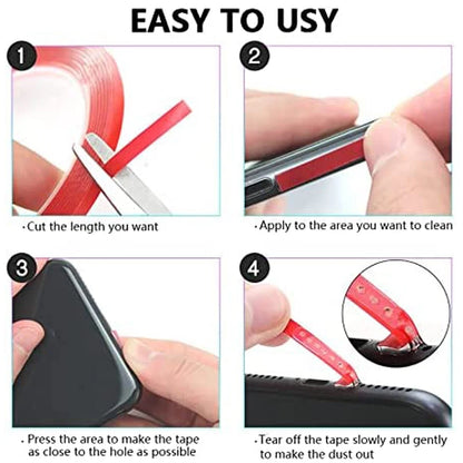 PC Universal Mobile Phone Hole Dust Removal Glue Mobile Phone Receiver Cleaning Artifact  IPhone 14 Samsung Xiaomi Cleaning Tool