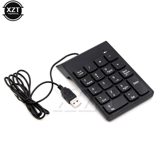 PCUniversal Numeric Keypad USB Wire Mini number Keyboard keycap  Laptop Des