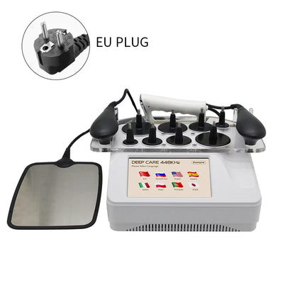 Upgrade 2.0 INDIBA Portable 448KHZ RF Tecar Therapy RET CET Diathermy Body Sliming Machine Pain Relief Skin Tightening Deep Care