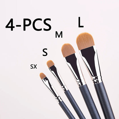 Upgraded M-191 Flat Round Ultra-thin Foundation Makeup BrushProfessional Contour Liquid  Foundation Cream Concealer Make-up Tool