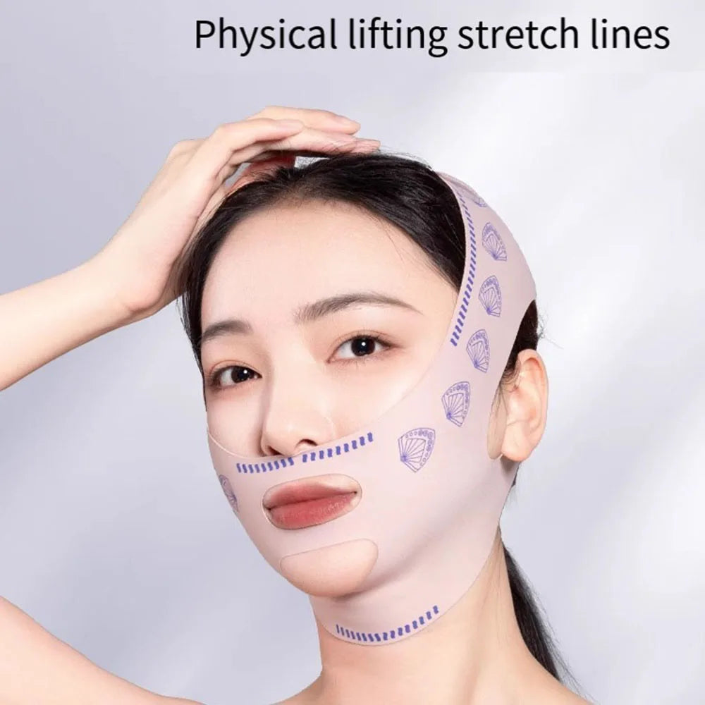 V-Line Shaping Face Bandage Lifting Up Cheek Bandage For Women Breathable Sleeping Face Shaper Band Anti Wrinkle Skin Care Tool