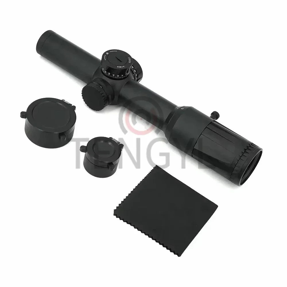 V*du Scope 1-6x24 FFP LPVO SR1 Reticle  Riflescope 30mmTube BK with  with Full Original Markings Hunting