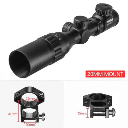 VOMZ 2-6x32 AO GBR Riflescope Hunting Optical Scope Telescopic Sight Range Finder Reticle Air Rifle Airgun .22LR .223 5.56mm